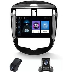 Android autoradio geldt voor Nissan Pulsar 6 NB17 2014-2018 Wireless Carplay Android Auto,9inch 2.5D touchscreen auto radio met GPS navigatie Bluetooth stuurwiel afstandsbediening(NF-1)