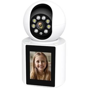 Bewakingscamera, 1080P Camera 4MP 2.4 Inch Scherm Smart Home Security Camera Twao Way Audio Video Bellen PTZ IP Camera(2MP Add 32G Card)