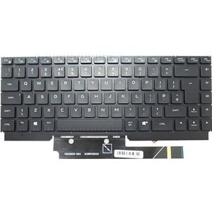 A+ Laptoptoetsenbord voor Alienware voor M15 R5 R6 Verenigd Koninkrijk VK Zwart met RGB-achtergrondverlichting