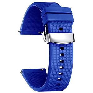 BINLUN Siliconen Horlogebanden Quick Release Rubberen Sport Horlogebanden 18mm 19mm 20mm 21mm 22mm 24mm Vervanging voor Smartwatch-banden voor Heren en Dames (Wit / Rood / Zwart / Blauw / Oranje / Groen / Bruin / Grijs)