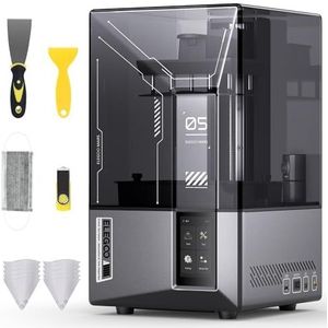 ELEGOO Mars 5 Ultra MSLA Resin 3D-printer, 9K 7 inch mono-LCD, hoge snelheid afdrukken 150 mm/h, KI-Smart-camera, WiFi-overdracht, auto-nivellering, afdrukgrootte van 153,36 x 77,76 x 165 mm³