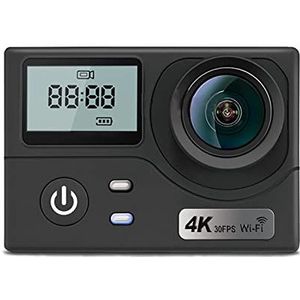 Actiecamera's Buitensportcamera, extreme buitensporten DV, Duikcamera Actiecamera 4K, 170 graden breedhoekontwerp 2.4G Waterdichte en duurzame behuizing