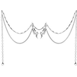 PLCPDM Gestroomlijnde 3D Neus Sculpting Accessoire Onregelmatige Ornament Comfortabele Metalen Gezicht Sieraden Voor Verbeterde Gezichtsbehandelingen Overzicht