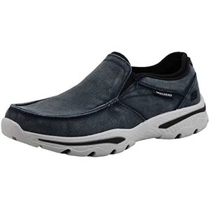 Skechers Men's Relaxed Fit-Creston-Moseco Navy/Black Moccasin 12 M US