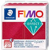 STAEDTLER 8020-28 - Fimo Effect normaal blok, 57 g, robijnrood metallic