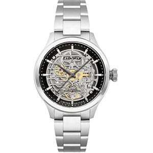 Earnshaw automatisch horloge ES-8229-11, zilver.