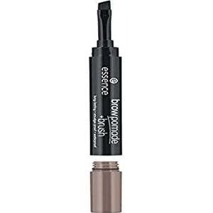 Essence Brow Pomade + borstel, wenkbrauwen, langdurig, veegvast, waterbestendig, nr. 02 asblond, bruin, definiërend, langdurig, mat, veganistisch, waterbestendig, microplastic deeltjes vrij (1,2 g)