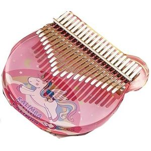 Kalimba Kristal Transparant Kalimba 17 21 Toets Acryl Piano Muziekinstrument Professionele Duim Piano Vinger Chromatisch Schattig Instrument Draagbaar Marimba Muziekinstrument Muziekaccessoires (Size