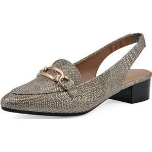 WHITE MOUNTAIN Boreale instappers voor dames, Gouden Glitter Fab, 38.5 EU