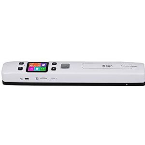 Grborn iScan 1050DPI draagbare scanner ondersteuning TF-kaart max. 32 GB Photo JPEG PDF kleurscan bonnetjes boeken A4 documenten