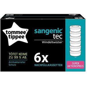 Tommee Tippee 25062 0060 Tec navulcassette, 6-pack