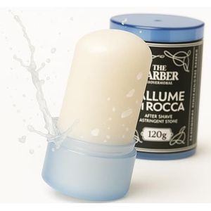 Alaunstick Bloedstiller, deodorant & aftershave in één, stevig, geurloos en veilig afsluitbaar met schroefdeksel