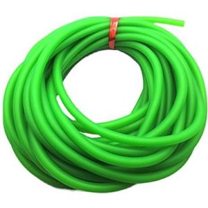 Natuurlijke latex rubberen slangen, Groene latex buis 7x3mm meerdere lengtes hoge elasticiteit for katapulten yoga fitness(1m)