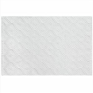 Tapijt Witte outdoor tapijten for woonkamer katoen area tapijt slaapkamer home decor salon decoratie tapijt zachte tafel nuttig Tapijt Woonkamer (Color : White, Size : 60X90cm 23.6X35.4in)