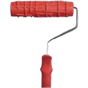 Gipsroller met structuur, 1 stuk rubberen kunst for thuismuur, reliëfschilderij, decoratie, doe-het-zelfgereedschap