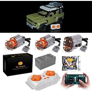 XGREPACK Accessoires met afstandsbediening voor Lego 42110 Technic Land Rover Defender bouwstenen moc (compatibel met lego) (Motor【RC】)