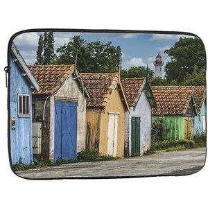 dak shingle laptop sleeve case mode lichtgewicht notebook computer tas schokbestendig laptop case cover aktetas draagtas voor vrouwen mannen 17 inch