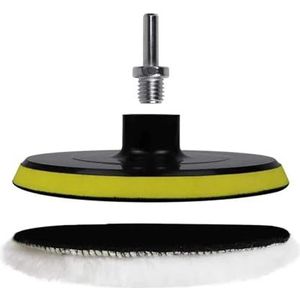 Polijstset 3/4/5 inch, polijstpad voor autopolijstmiddel, polijstspons, wollen schijf, 1 stuk (7,5 cm polijstpad)
