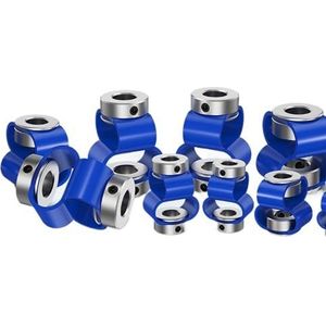 2 stuks Cloweit LS D D27L40 8 Font Encoder Coupling Double Loop Koppeling Flexibele Aluminium Legering CNC 3D Printer Elektrische Connector (4mm X 10mm)