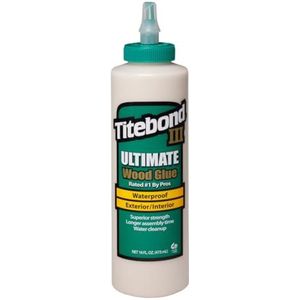 Titebond ZL-141/4 Ultimate Houtlijm voor binnen en buiten, waterbestendig, 473 ml