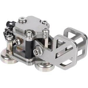 Roestvrij staal Draagbare HF Kortgolf Automatische CW Code met Magnetische Amateur Radio Handsleutel CW Telegraph