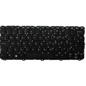 Laptop toetsenbord Voor For HP Elite x2 1013 G3 Zwart UK English Layout
