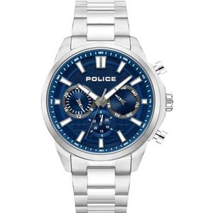 Police Horloges rangy Mens analoge Quartz horloge met roestvrij stalen armband PEWJK0021004, Zilver