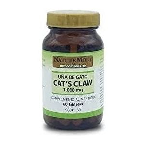 Naturemost Cats Claw Kattennagel 1000 Mg 60 Tabs Pack van 60 Tabletten 300 g