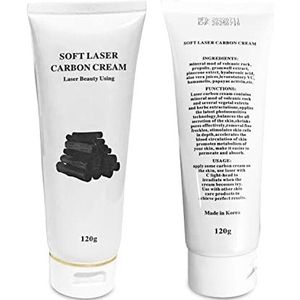 XLARGE 120 ml Carbon Peel Cream Gel voor huidverjonging zwarte pop, gezichtshuid diepe reiniging met koolstof gel nano actieve kool voor laser carbon crème made in KOREA