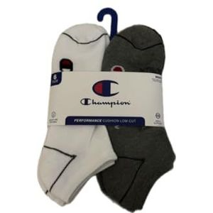 Champion Low Cut herensokken, meerkleurig (wit, grijs, zwart), 43-47 EU, meerkleurig (wit, grijs, zwart), 43/47 EU