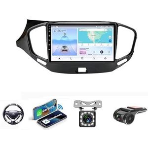 Android 13 2 DIN Autoradio Stereo 9 inch Screen voor LADA Vesta Cross Sport 2015-2019 GPS Navigatiesysteem FM AM RDS DAB+ Radio Carplay Android Auto Qualcomm BT 5.0 Dolby DTS(NF-3 8Core 2+32G)
