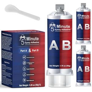 LAMXIN 5 minuten epoxy hars lijm, 150 ml, sterke duurzame heldere epoxy lijm, snel reparatie, 2 delen epoxy lijm, Quick Cure Clear voor metaal, hout, plastic, glas, keramiek