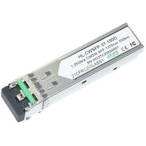 OXFMXVBTR 1.25G CWDM SFP 100km 1270 tot 1450nm1G 1000base mini-GBIC voor Cwdm Mux/Demux Compatibel met de meeste schakelaars (1370nm)