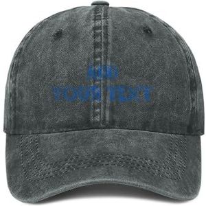 Klassieke Dad Cowboy Cap Uw Logo voor Running Pink, Houtskool Kleur, one size