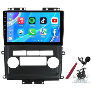 Android 14 Autoradio Sat Navi voor N-issan Frontier (2009-2012) 9 Inch Touchscreen Multimedia Speler met Draadloze Carplay GPS Navigatie FM RDS Bluetooth 5G-WiFi SWC DSP,M100s
