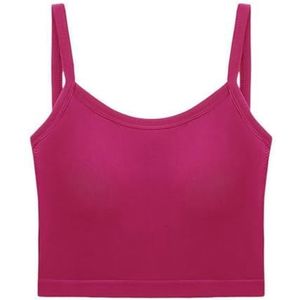 FSUFW Beauty Backed Vrouwen Met Borst Pads Korte Hemdje Tank Top Feel En Bottom Voor Externe Slijtage