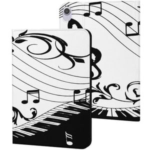 Chic Muziek Piano Toetsenbord Note Case Compatibel Voor ipad Mini6 (8.3"") Slanke Case Cover Beschermende Tablet Gevallen Stand Cover