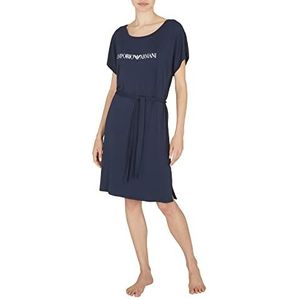 Emporio Armani Swimwear Emporio Armani Stretch viscose voor dames, korte jurk, marineblauw, L, marineblauw, L