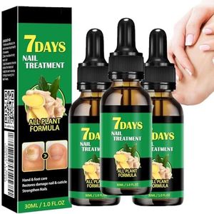 Gember Nail Behandeling, Gember Cuticle Oil voor Nagels,7 dagen Nagelbehandeling, Gember Nail Growth Serum, Nail Nutriënt Olie voor Beschadigde Nagels Dunne Nagels Cuticula Reparatie