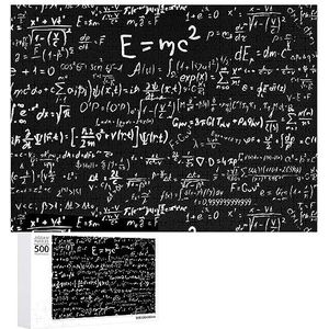 Fysieke Formule Wiskundige Berekening Grappige Jigsaw Puzzel Houten Foto Puzzel Gepersonaliseerde Aangepaste Gift Voor Mannen Vrouwen 300/500/1000 Stuk