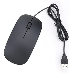 Bedrade USB Optische Muis Voor Pc Laptop Computer Ergonomische Comfortabele Computer Muis Scroll Wiel Zwarte Muizen