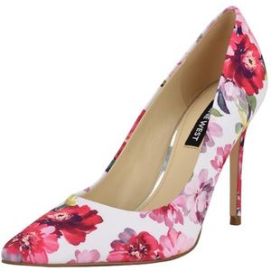 NINE WEST Fresha2 Pumps voor dames, Pink Tea Party Floral Multi 665, 35 EU