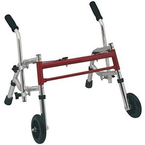 Opklapbare loophulp voor kinderen, met wielen.