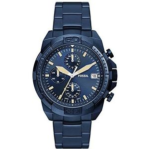 Bronson Chronograaf Marineblauw Roestvrijstalen Horloge
