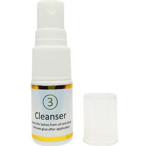 XXL Lashes make-up eiwitreiniger, wimper micellaire reiniger, geschikt voor wimperextensions, olie- en alcoholvrij, 5 ml wimpershampoo in spraydispenser, Gezichtsreiniger