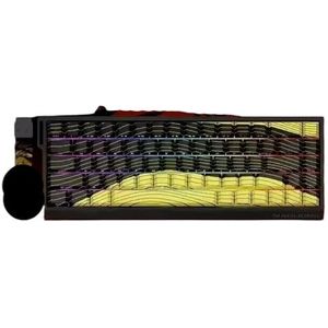 QPSJXN Magnetisch mechanisch gamingtoetsenbord met warme uitwisseling met 8K enquêtesnelheid voor personalisatie, compatibel met FGG-model (MAD68HE Limited B)