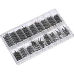 *** Professionele Set Horloge Pinnetjes / Pinnen - Van 8 t/m 25 mm - Horloge Band Inkorterset - van Heble® ***