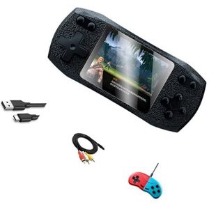 Retro Game Console Klein Grootte Video Games Apparatuur Gaming Machine met Clear Screen Recreatieve Machines Verjaardagscadeau Zwart