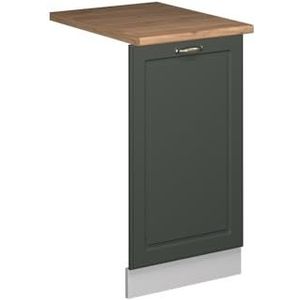 Vicco Afwaspaneel Fame-Line, groen-goud landhuis, 45 cm, AP eiken