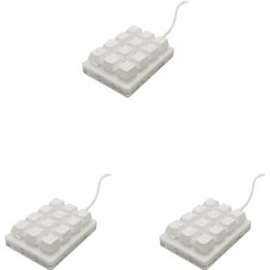 Tityvirnix 3 set Toetsenbord K12 Mini Mechanische 12 Toetsen Numpad Backlight Gebruiker-Gedefinieerd Toetsenbord Multifunctionele Universele Comfortabele Touch Clear Schakelaar